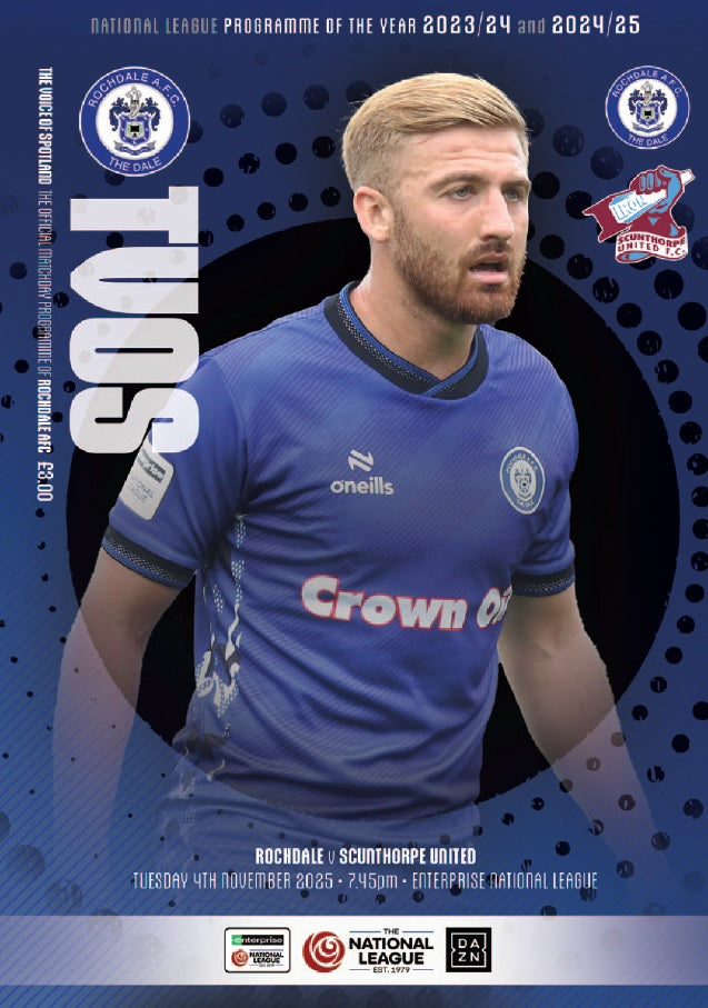 Rochdale v Scunthorpe Utd - Programme
