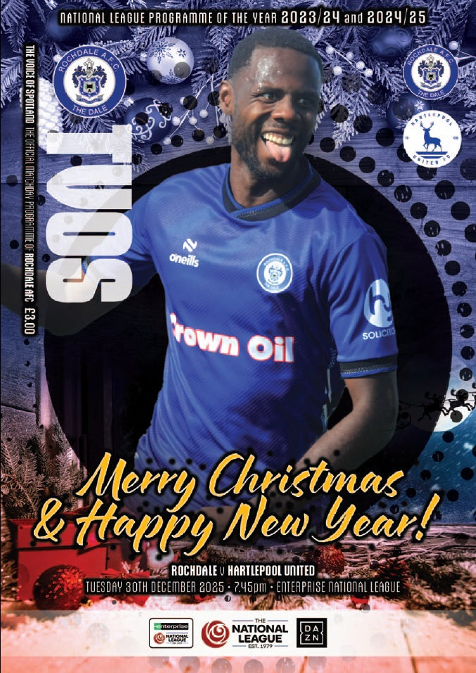 Rochdale v Hartlepool Utd - Programme