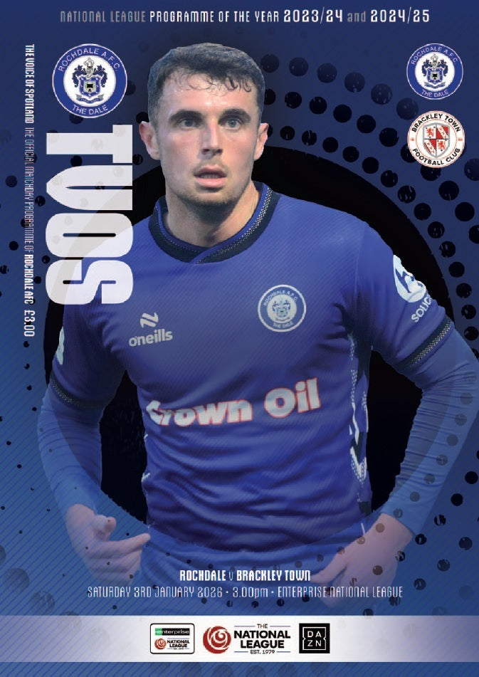 Rochdale v Brackley Town - Programme