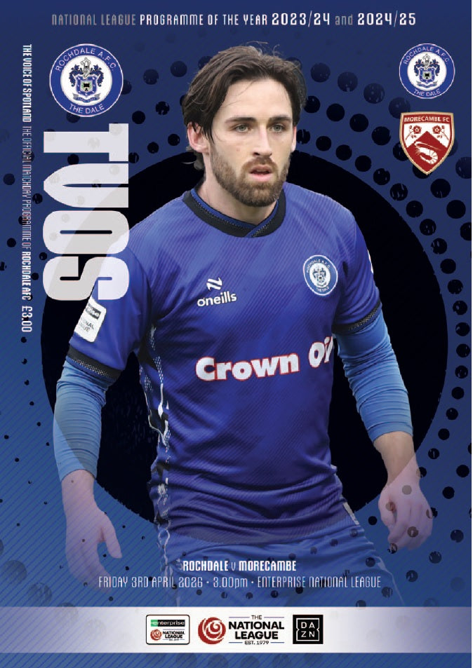 Rochdale v Morecambe - Programme