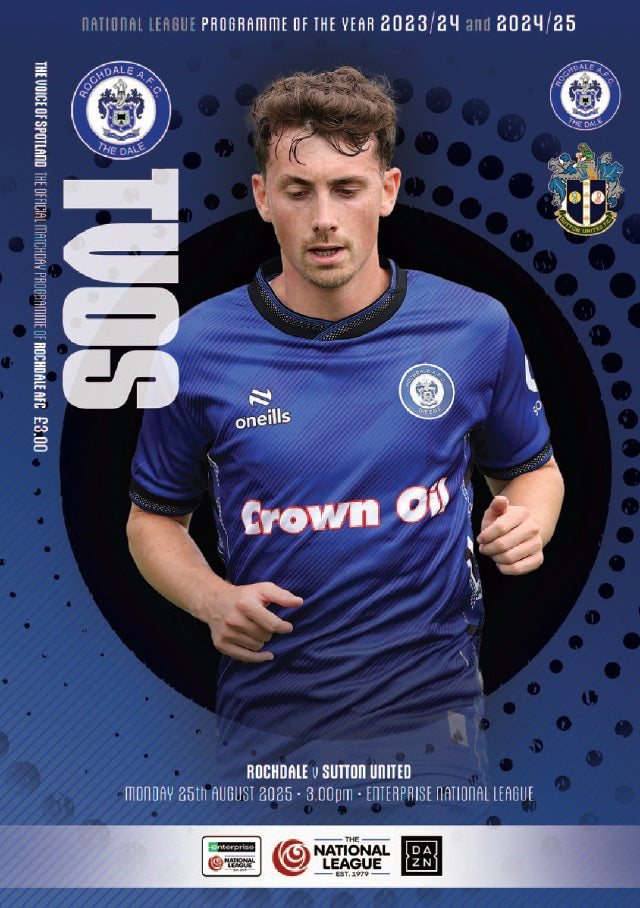 Rochdale v Sutton Utd - Programme
