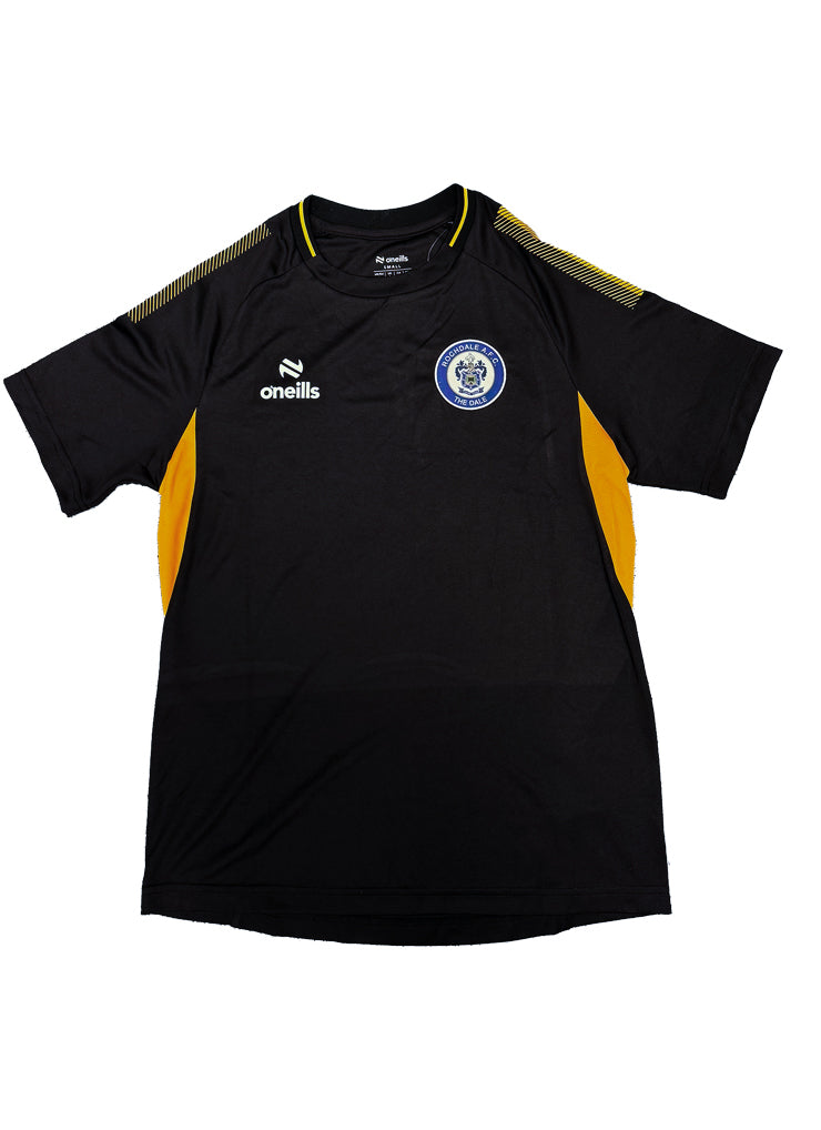 Training tee 25/26 - Junior - Black and Amber