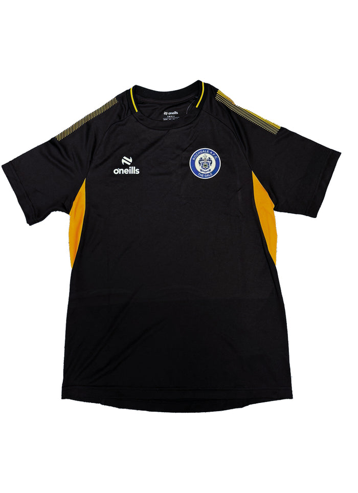 Training tee 25/26 - Junior - Black and Amber