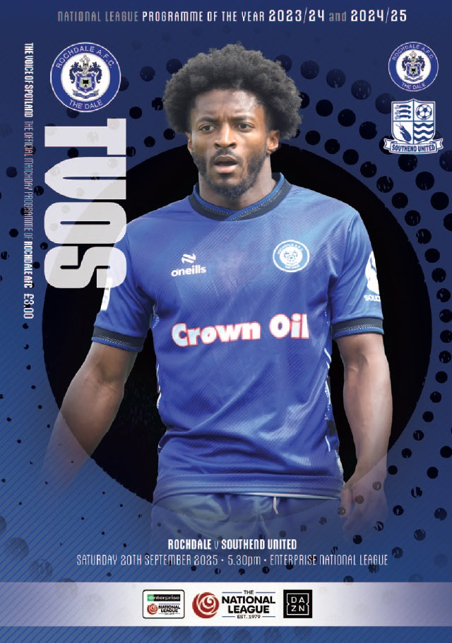 Rochdale v Southend United - Programme