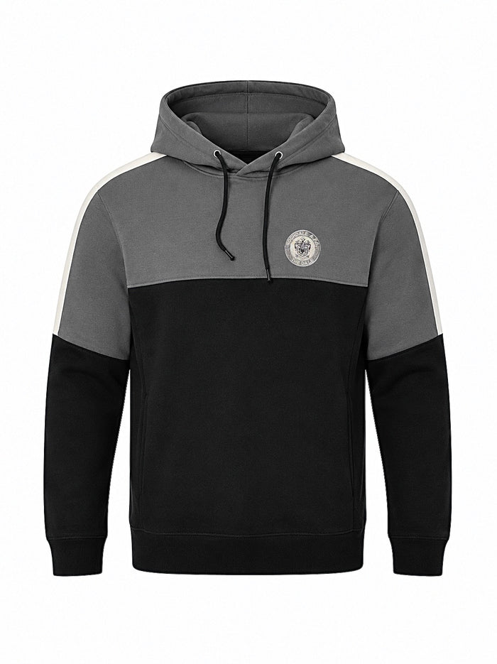 Sunrise Grey Panel Hoodie