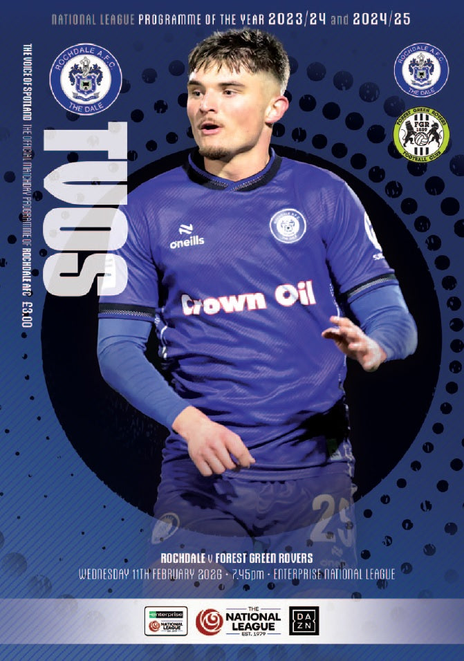 Rochdale v Forest Green Rovers - Programme