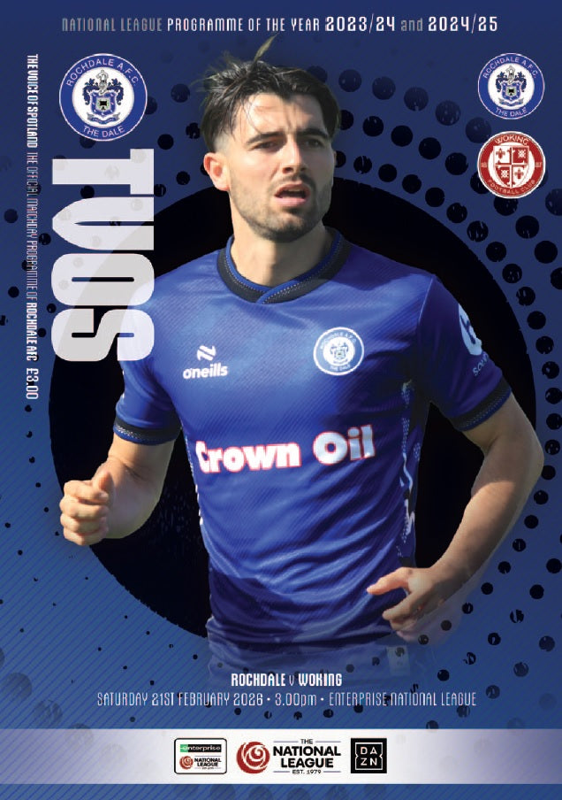 Rochdale v Woking - Programme