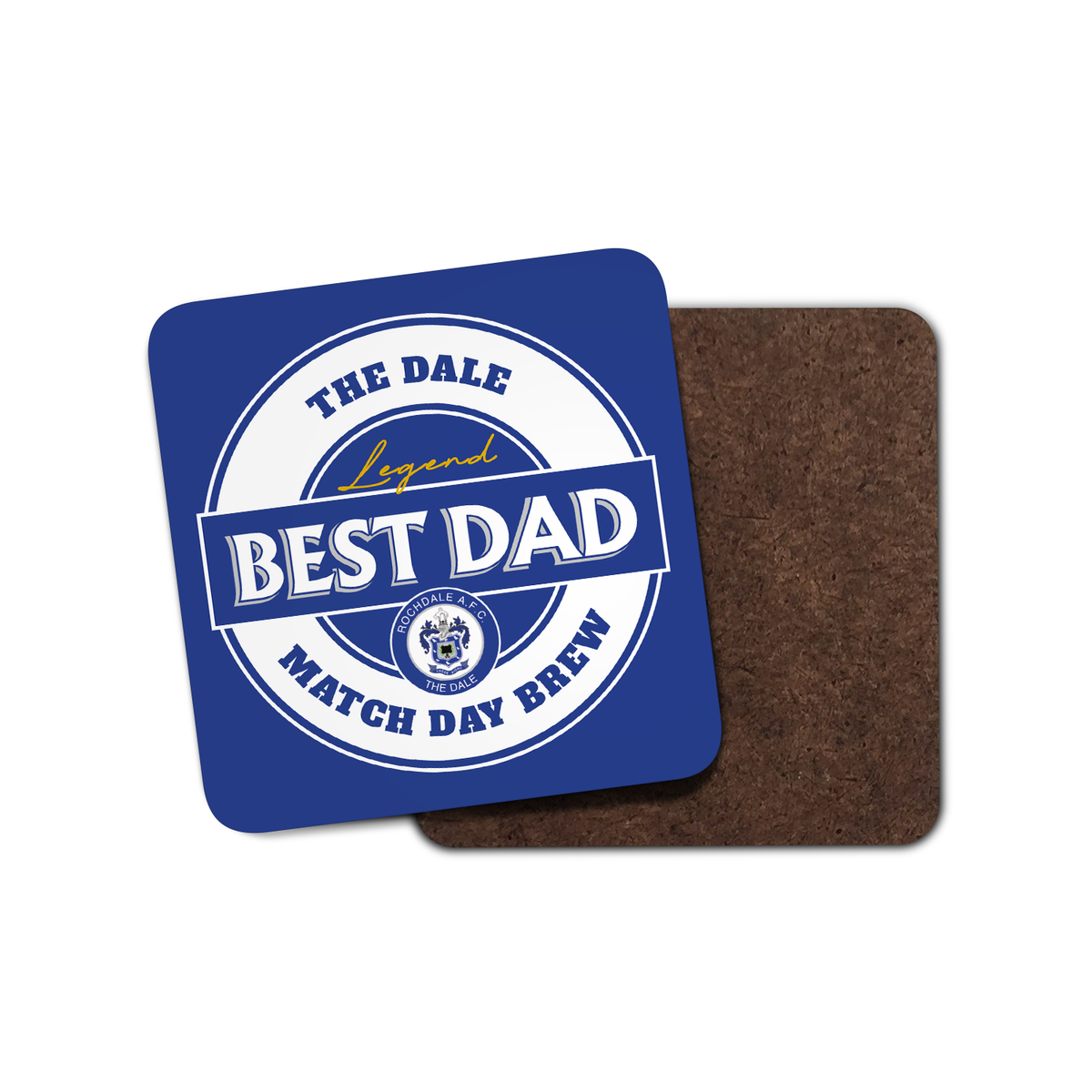 Best Dad Beer Label Coaster *ONLINE EXCLUSIVE*