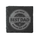 Best Dad Beer Label Slate Coaster *ONLINE EXCLUSIVE*