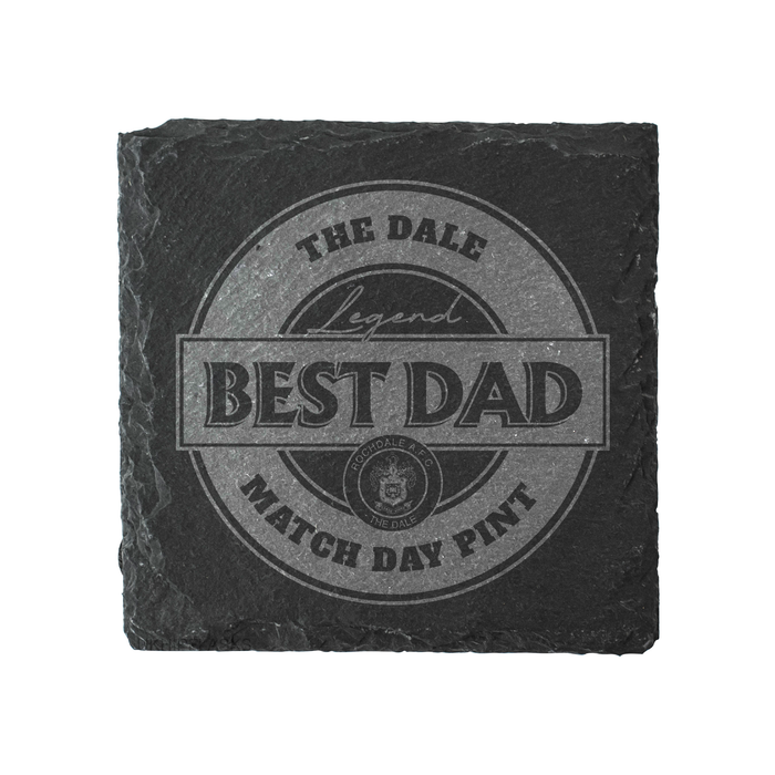Best Dad Beer Label Slate Coaster *ONLINE EXCLUSIVE*