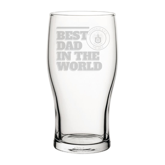 Best Dad In The World Pint Glass *ONLINE EXCLUSIVE*