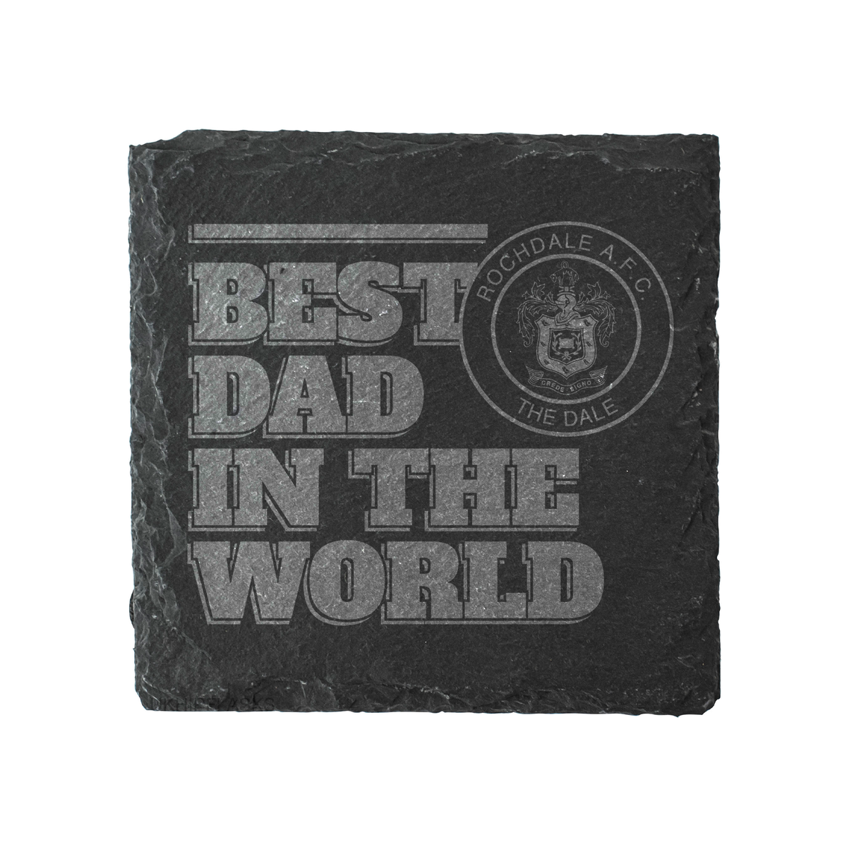Best Dad In The World Slate Coaster *ONLINE EXCLUSIVE*