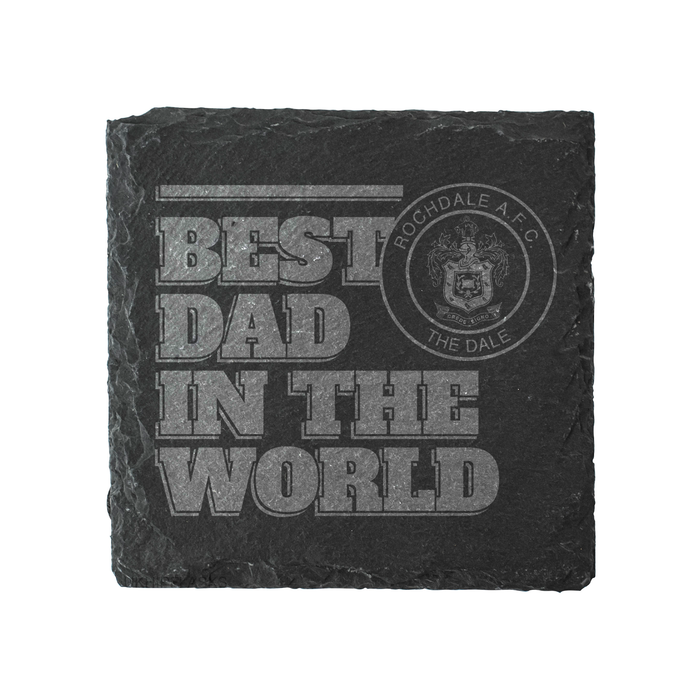 Best Dad In The World Slate Coaster *ONLINE EXCLUSIVE*