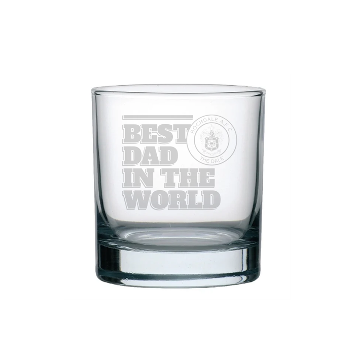 Best Dad In The World Whiskey Glass *ONLINE EXCLUSIVE*
