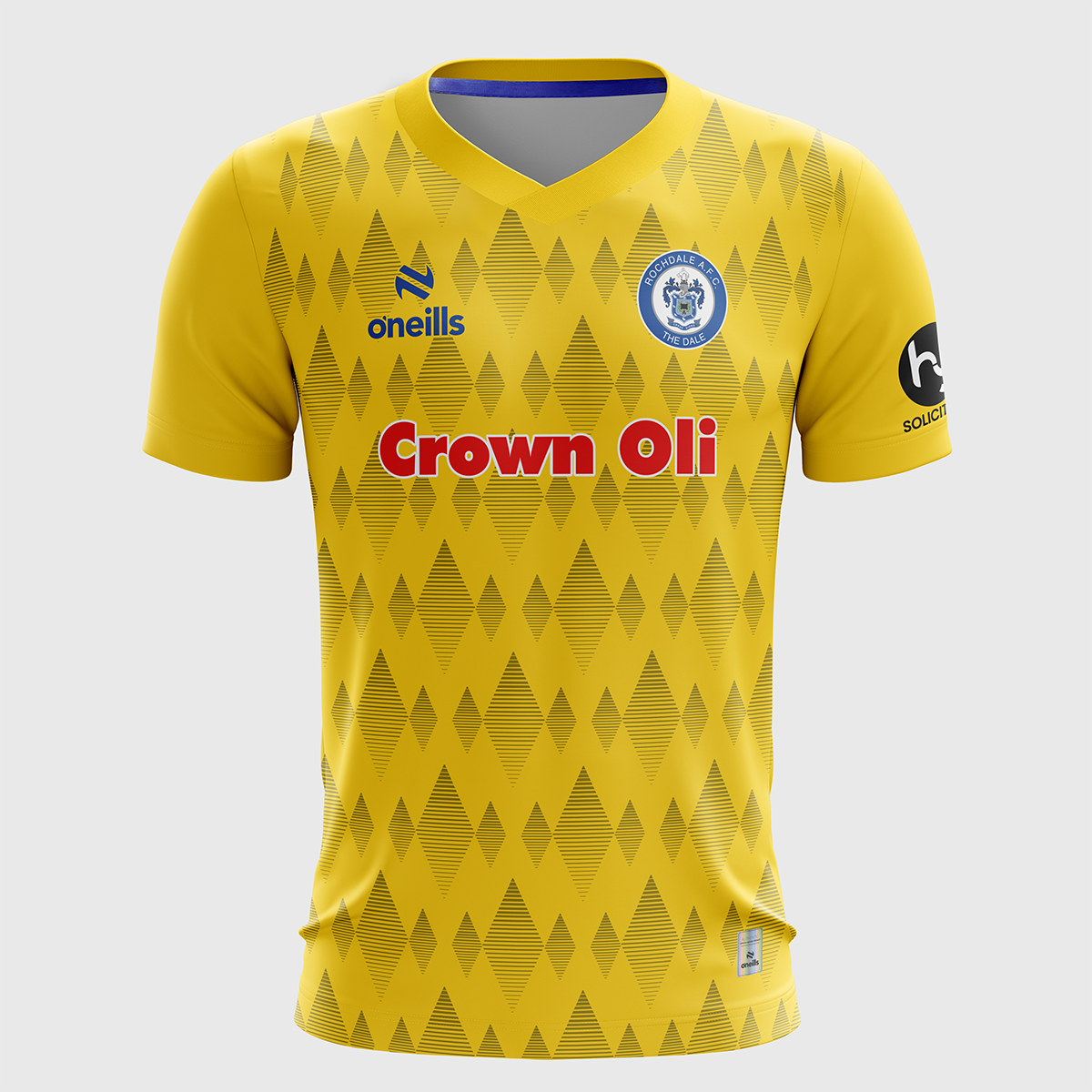 Adults Special Edition "Crown Oli" GK Shirt - Yellow - PRE-ORDER