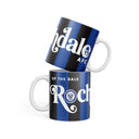 Rochdale AFC Striped Mug *ONLINE EXCLUSIVE*