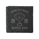 Super Dad Slate Coaster *ONLINE EXCLUSIVE*