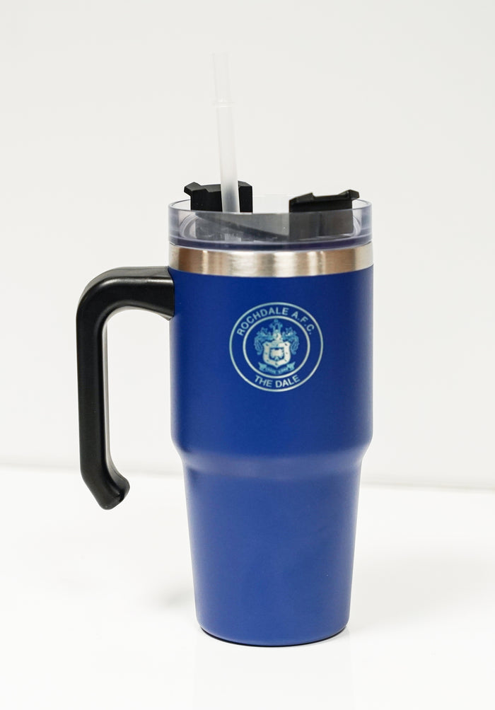Blue 20oz Travel Flask