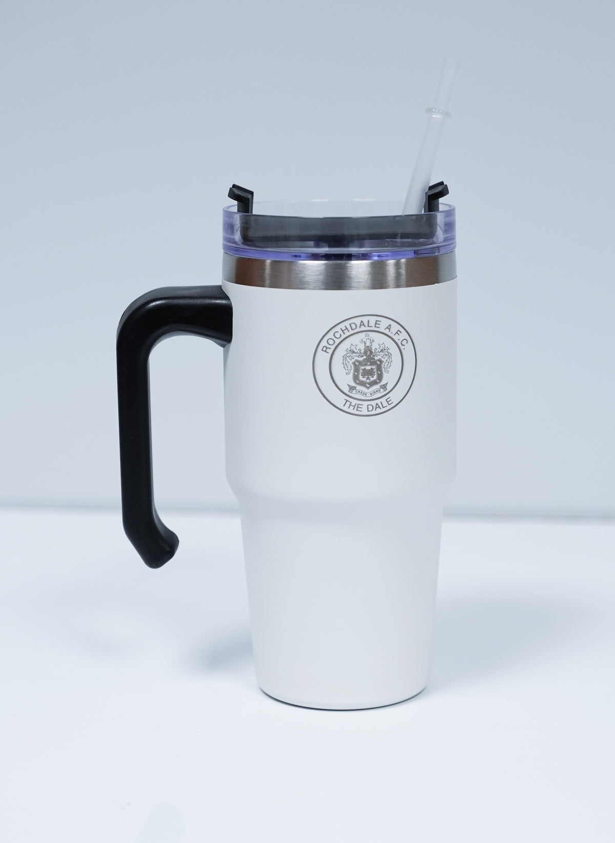 White 20oz Travel Flask