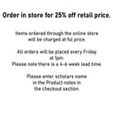 Academy Purchase Information
