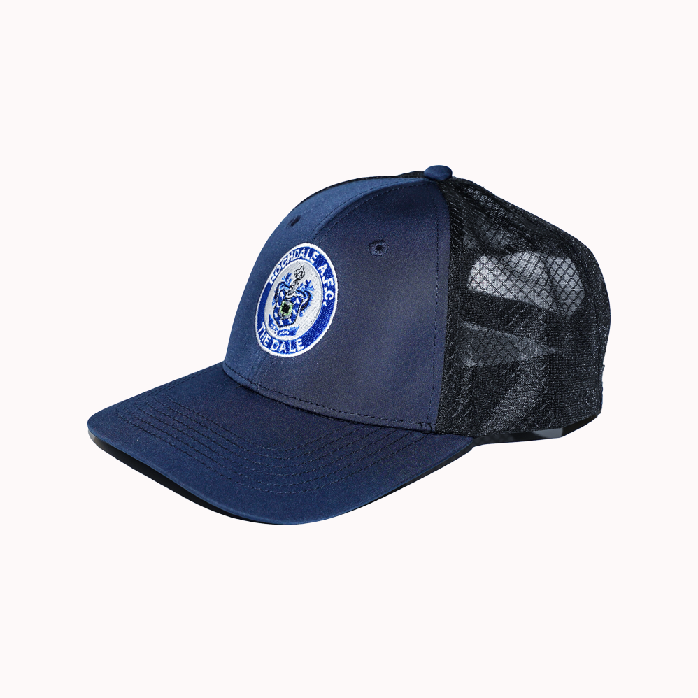 Rochdale Navy & Black Cap