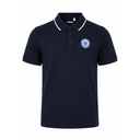 Bodega Navy Waffle Polo