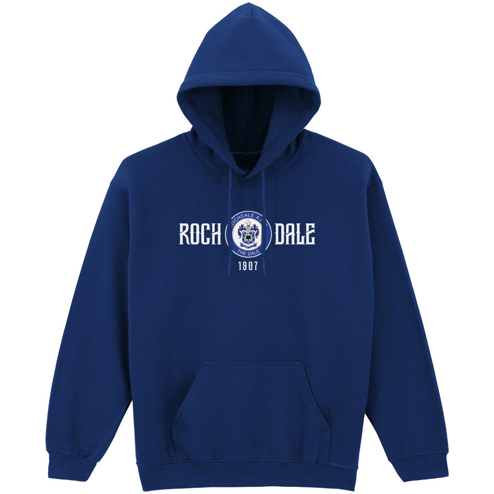 Rochdale Crest Hoodie Navy
