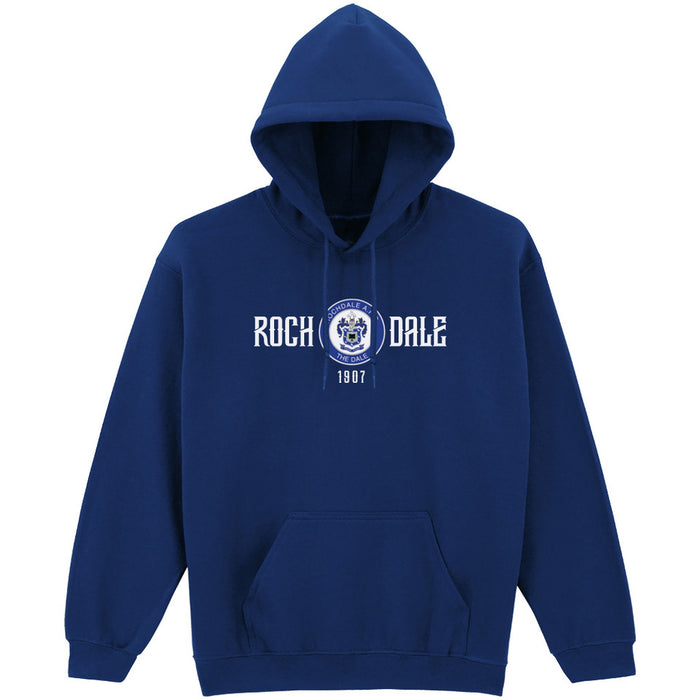 Rochdale Crest Hoodie Navy