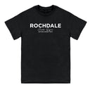 Rochdale Motto T Shirt Black *ONLINE EXCLUSIVE*
