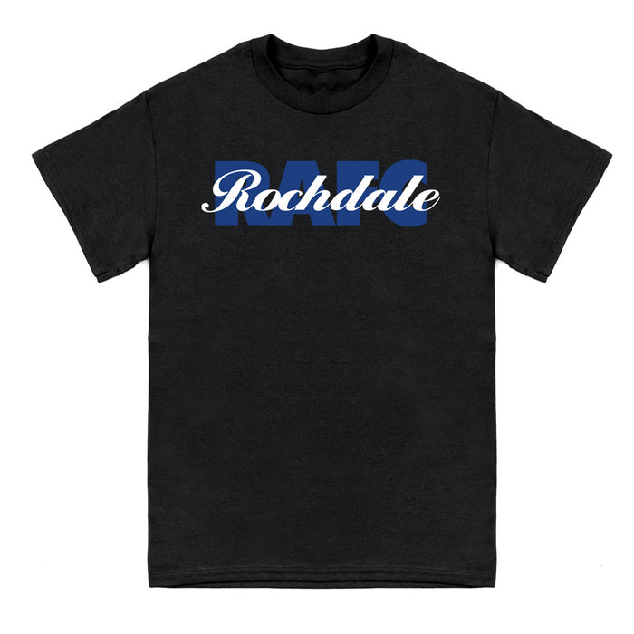 Rochdale Script T Shirt Black