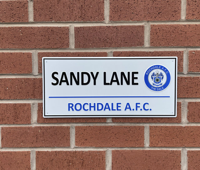 STADIUM SIGN - Sandy Lane